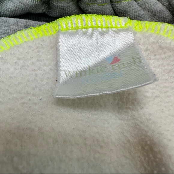 Twinkie Tush Cloth Diaper Fabric Diaper Baby Adjustable Pink Gray - Picture 9 of 9